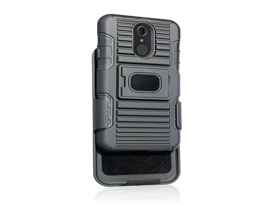 Оптовая Продажа Чехол Для Телефона Lg Q7 3 В 1 Kickstand Tpu Pc Кобурный Комбинированный Корпус